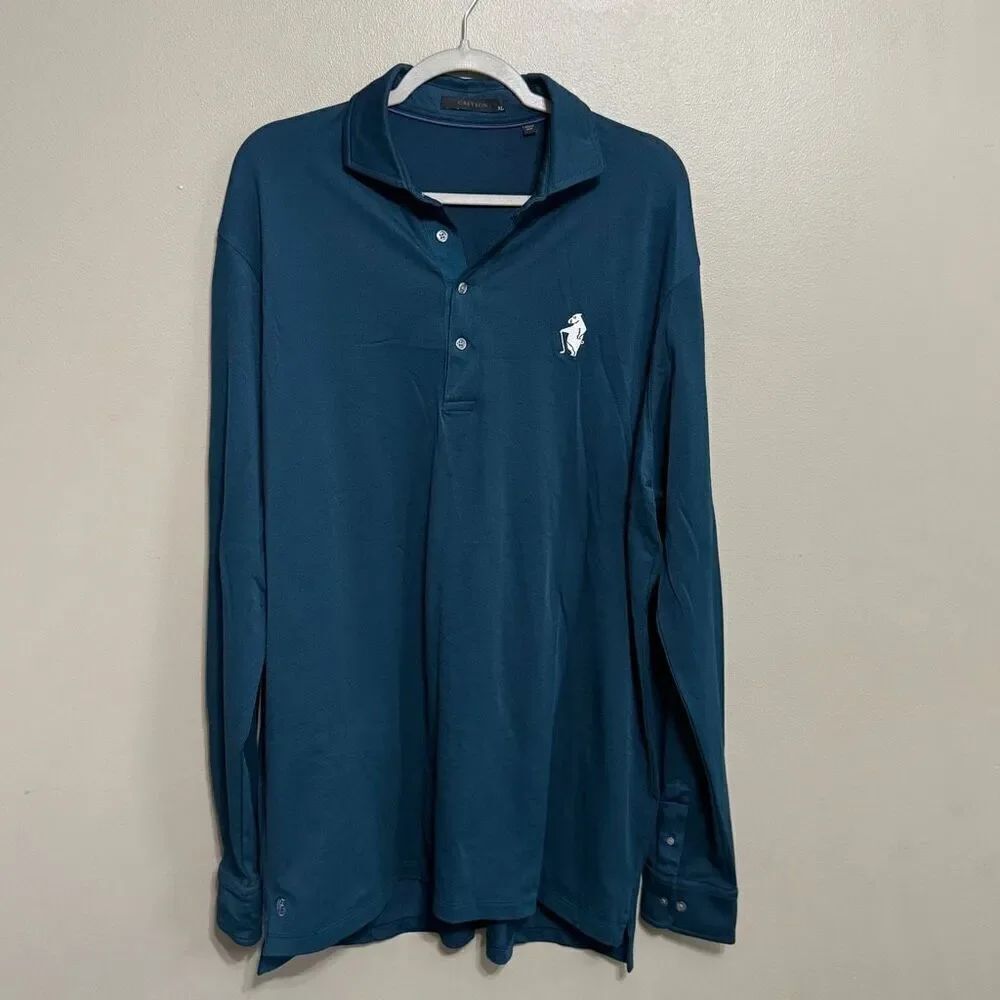 Greyson long sleeve golf polo size XL